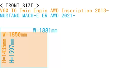 #V60 T6 Twin Engin AWD Inscription 2018- + MUSTANG MACH-E ER AWD 2021-